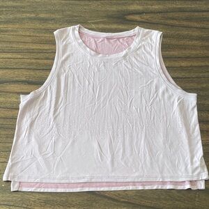 Lululemon Breeze By Muscle Crop Tank Top Lavender Frost 8?